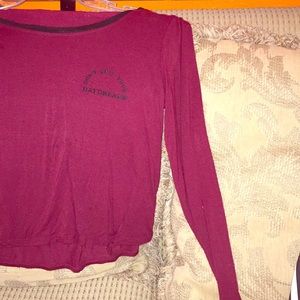 Long sleeve short shirt